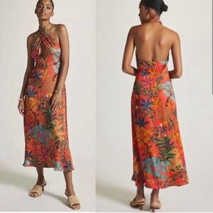 FARM Rio Tropical Halter Dress